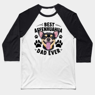 Best Affenhuahua Ever Funny Quote Vintage Dad Baseball T-Shirt